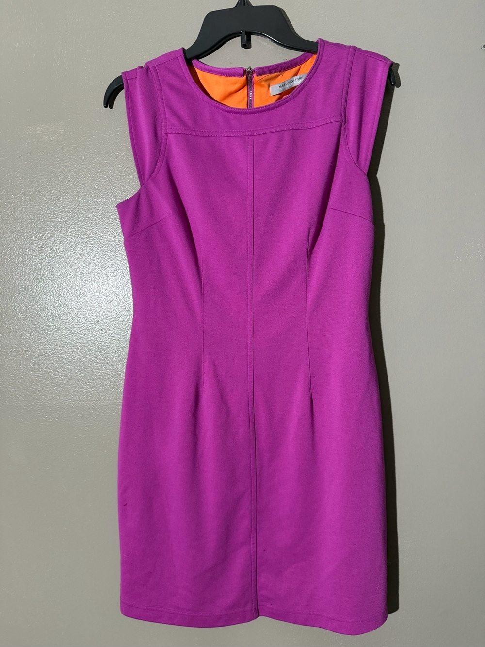 Sleeveless Magenta Shift Dress - Marc New York Andrew Marc